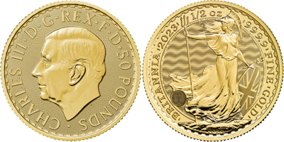 BRITANNIA AU 1/2 OZ KAROL III 2025/26