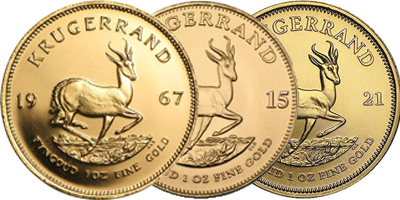 KRUGERRAND 1 OZ MIX 1967-2023