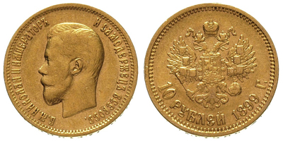 10 RUBLI MIKOŁAJ II